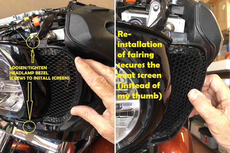 ROAD GLIDE Side SPLITSCREENS Installation Tips ROAD GLIDE Side SPLITSCREENS Installation Tips