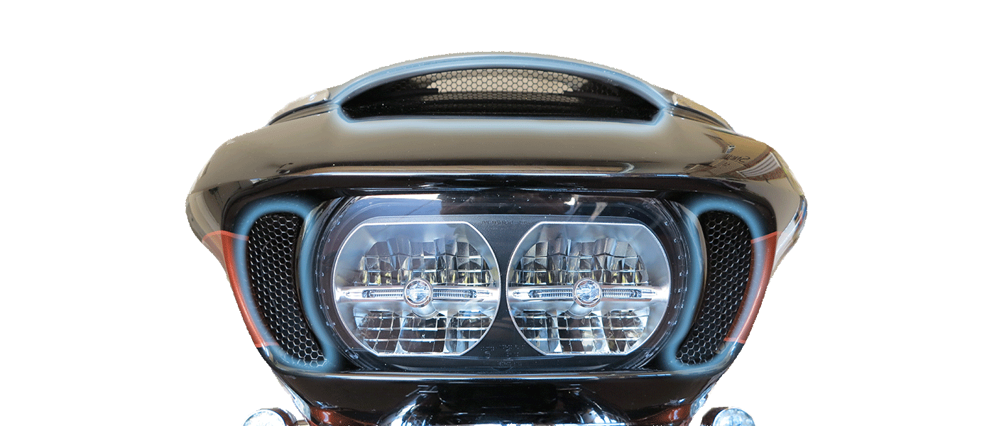 HARLEY Motorcycle ROAD GLIDE Vent Screens - Harley Motorcycle Vent Screens