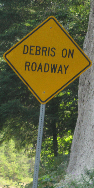 Debris on Roadway