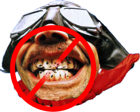 No "Bugs in Your Teeth" (large enough to matter) with Center SPLITSCREEN No "Bugs in Your Teeth" (large enough to matter) with Center SPLITSCREEN