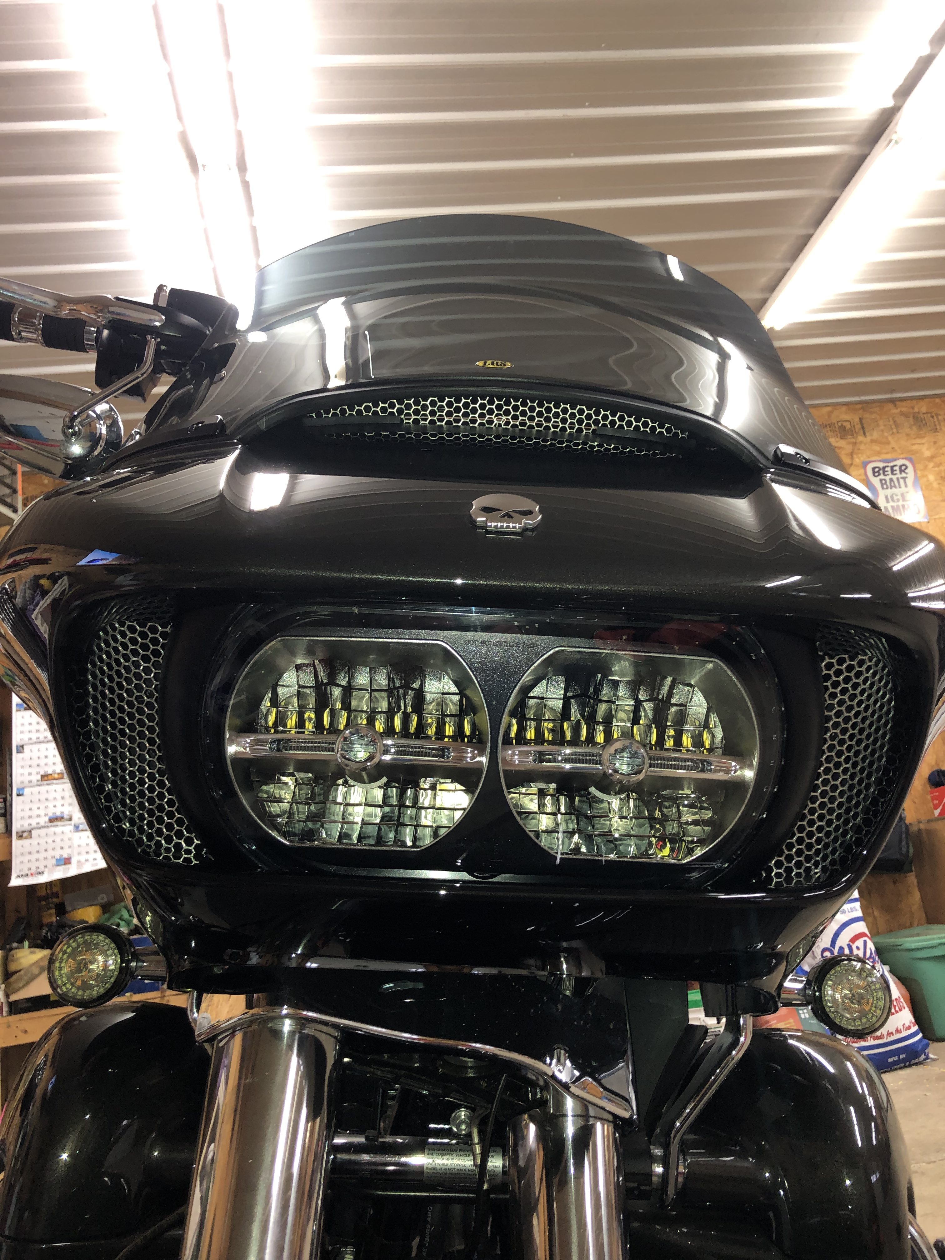 thumbnail image 2 of Lowrider ST Vent Screens Set - Hexagon Design, Unbranded Windshield Vent Covers 2 of 12