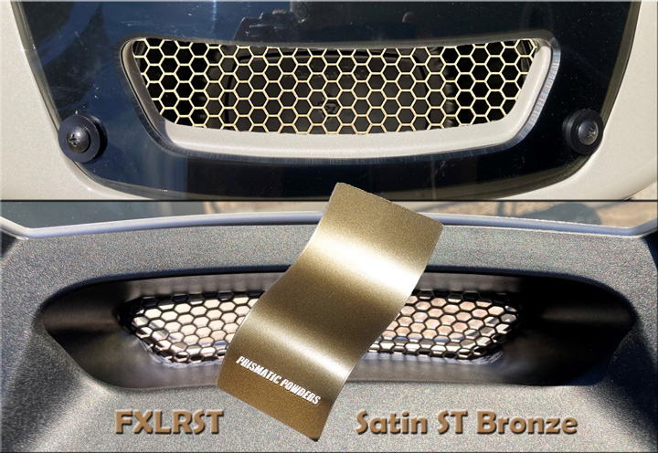 Low Rider ST Vent Screens in Satin ST Bronze Powdercoat