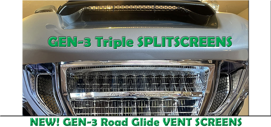 GEN-3 Road Glide Vent Screens