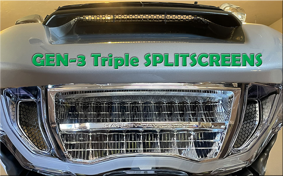 Road Glide Vent Screens